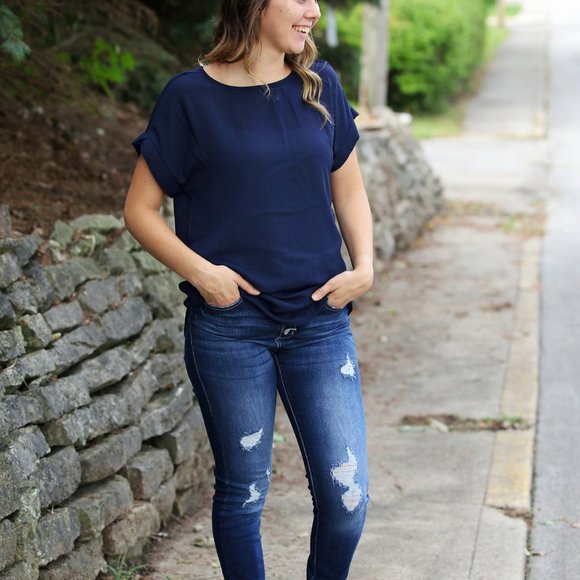 Light Weight Blouse Top - Picture 3 of 3